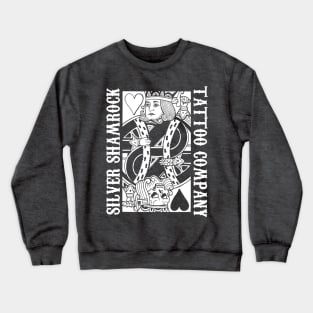 Silver Shamrock Tattoo Company Suicide King Crewneck Sweatshirt